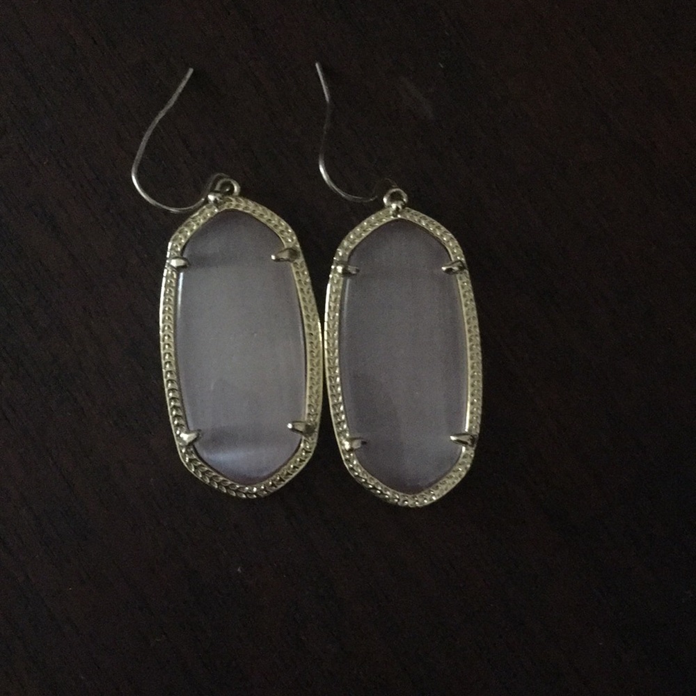 KS pink + gold earrings